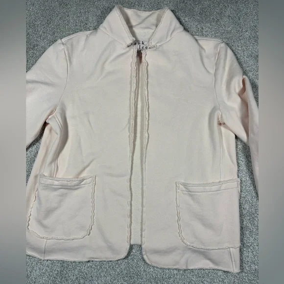 Frank & Eileen Dublin Triple Fleece Sweatshirt Blazer Size xl - Picture 2 of 8